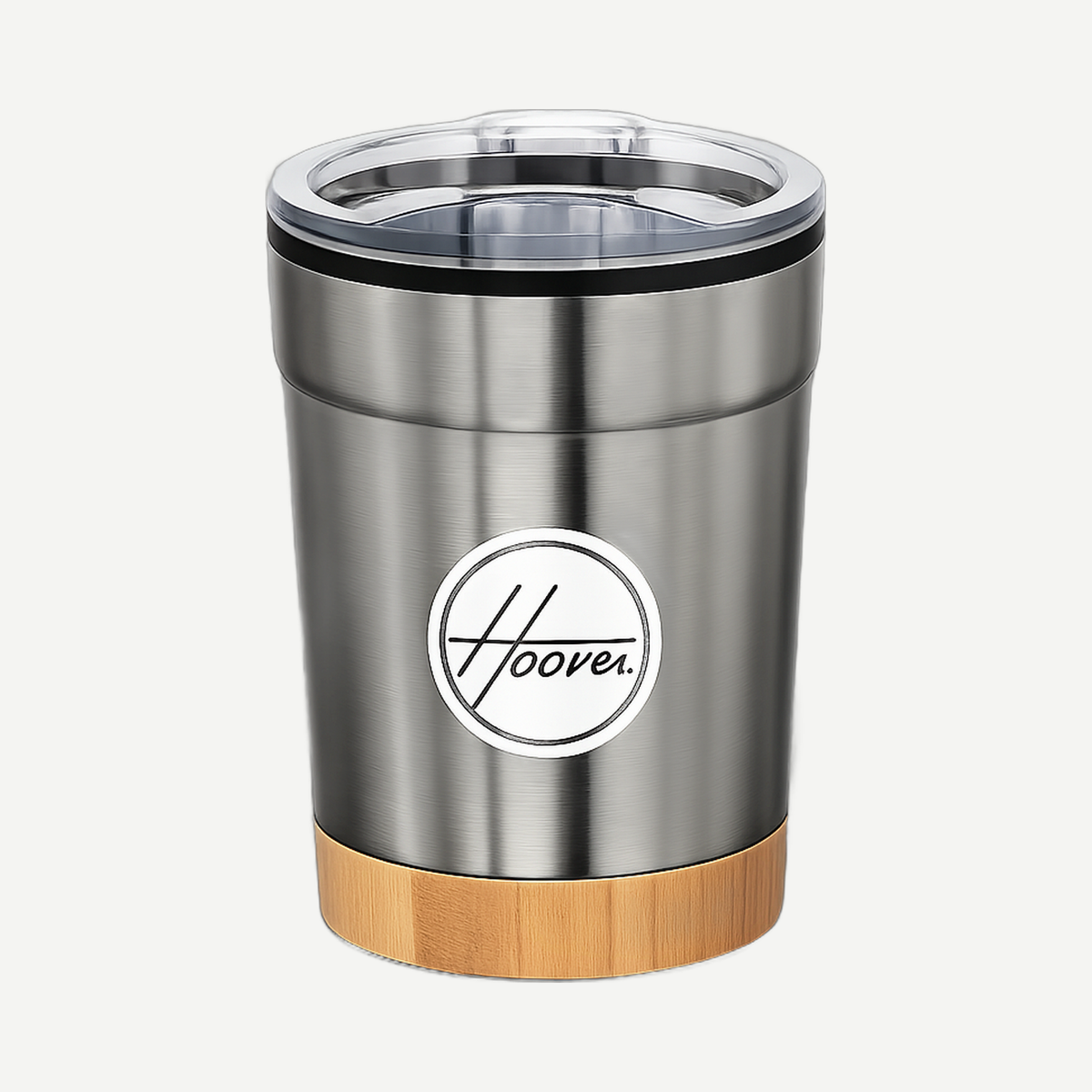Eduardo Double Wall Tumbler w/Bamboo Base - 12oz - Stainless Steel | Limitless Toronto