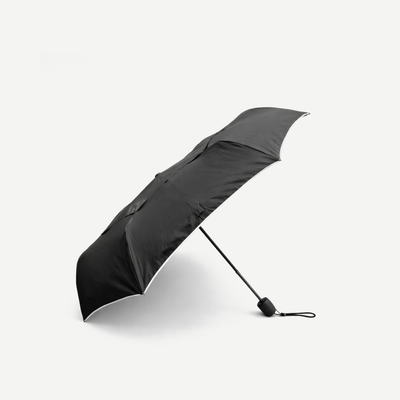 Folding Umbrella - 42" Arc With Silver Trim