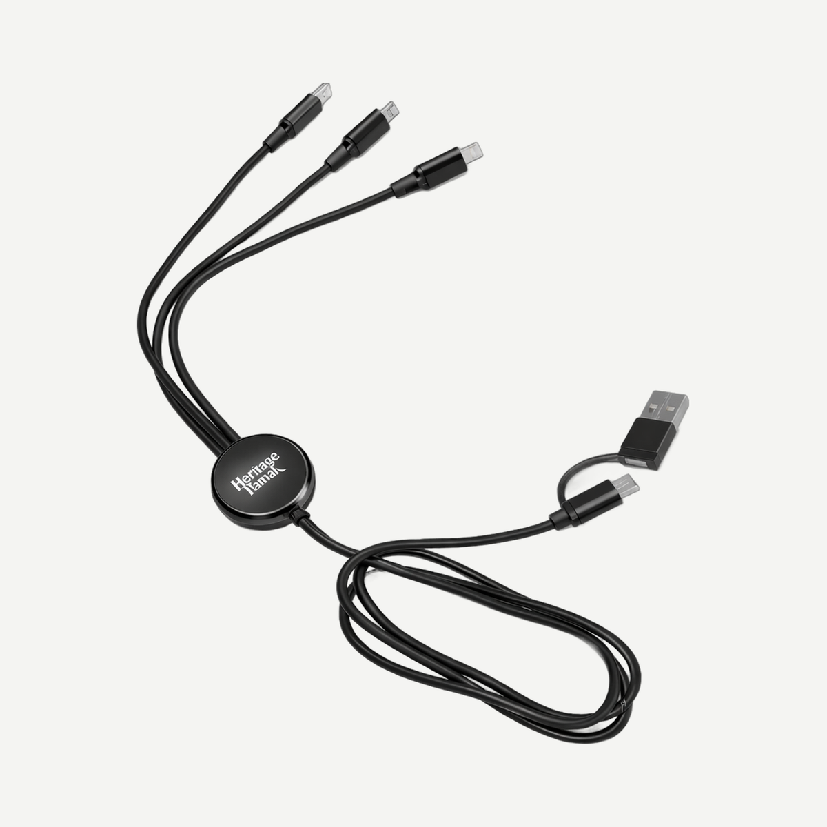 Fuller Light-Up Multi-Charge Cable - Black | Limitless Toronto