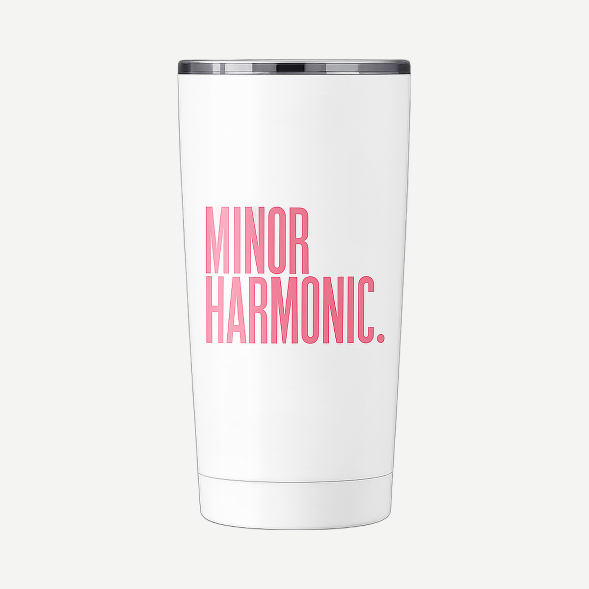 Go Time 550 ml / 18oz Recycled Stainless Steel Tumbler - White | Limitless Toronto