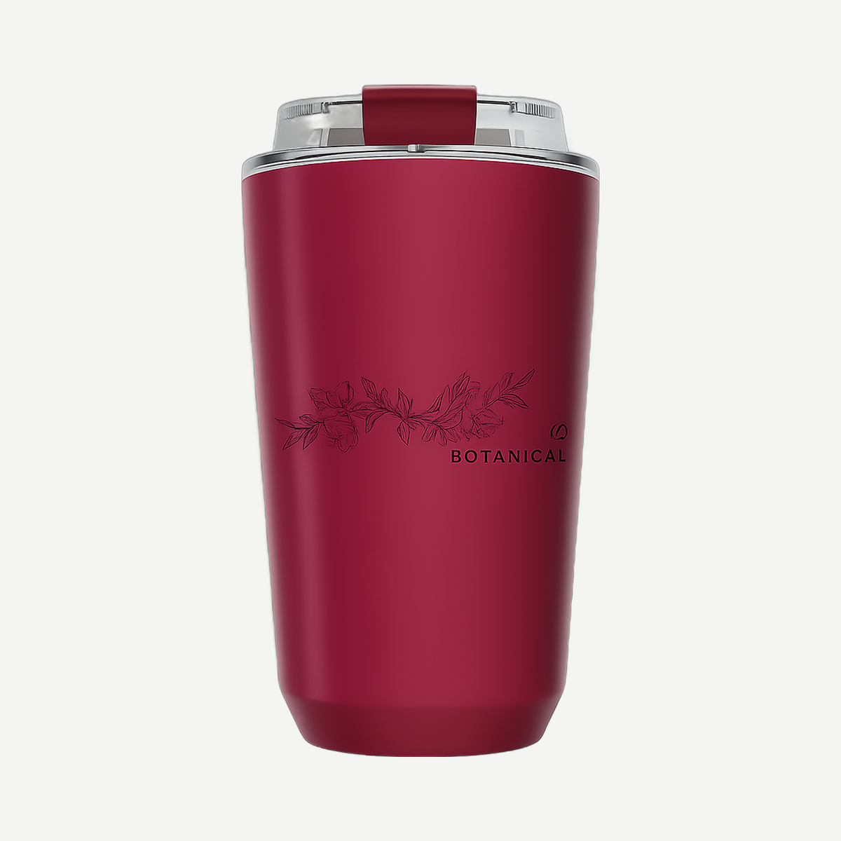 Golden Hour 355 ml / 12oz Recycled Stainless Steel Mug - Burgundy | Limitless Toronto