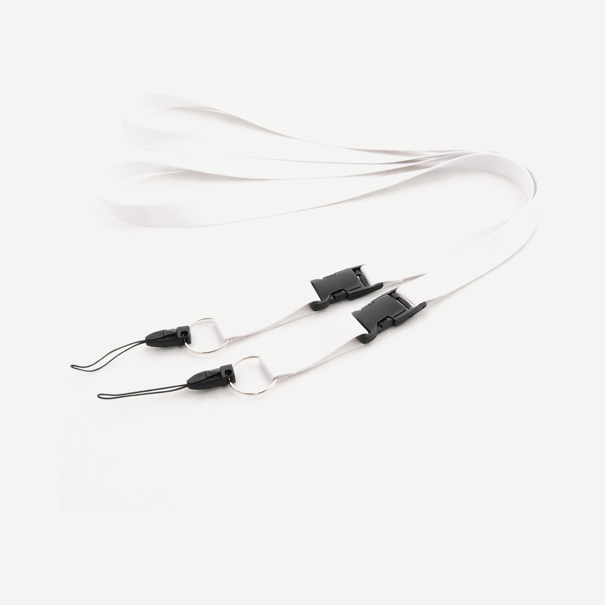 Heat Transfer Polyester Neck Lanyard, White | Limitless Toronto