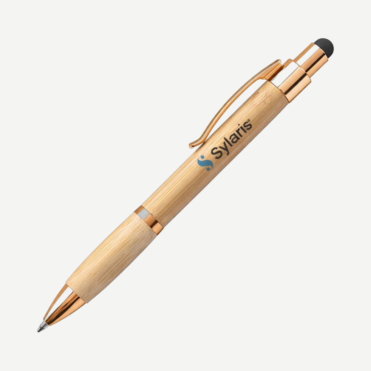 Kafza Bamboo Pen with Stylus - Rose Gold | Limitless Toronto