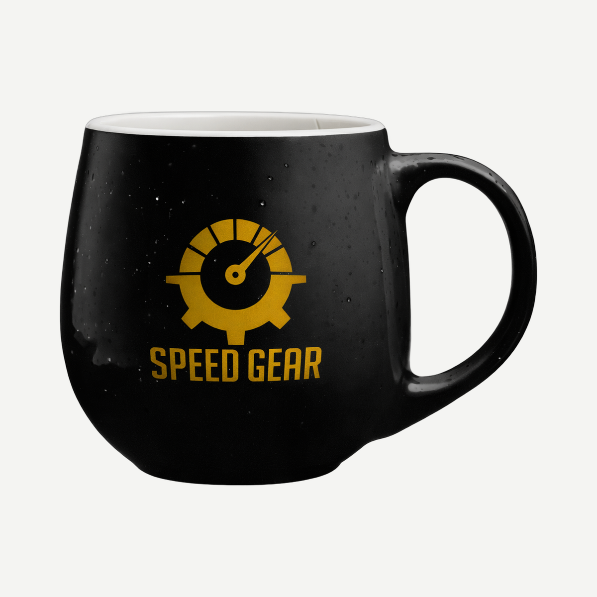 Kootenay Speckled 520 ml (17.6 oz) Bone China Mug - Black | Limitless Toronto