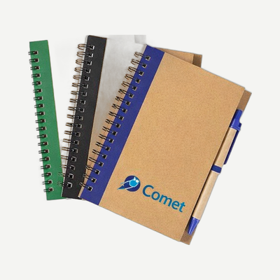 Kraft Paper Coil Notebook