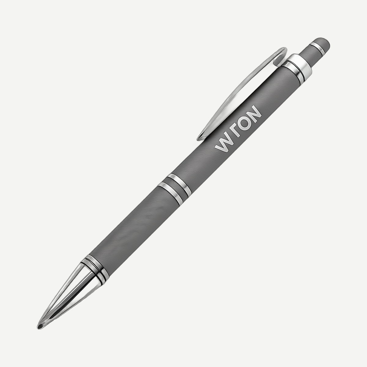 Lewis Metal Pen with Stylus - Gray | Limitless Toronto
