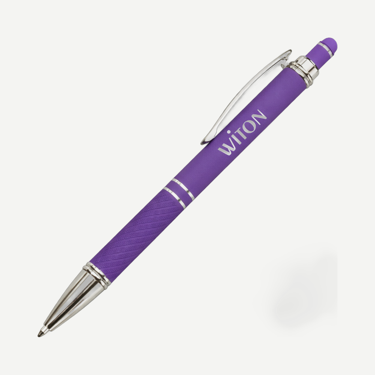 Lewis Metal Pen with Stylus - Purple | Limitless Toronto