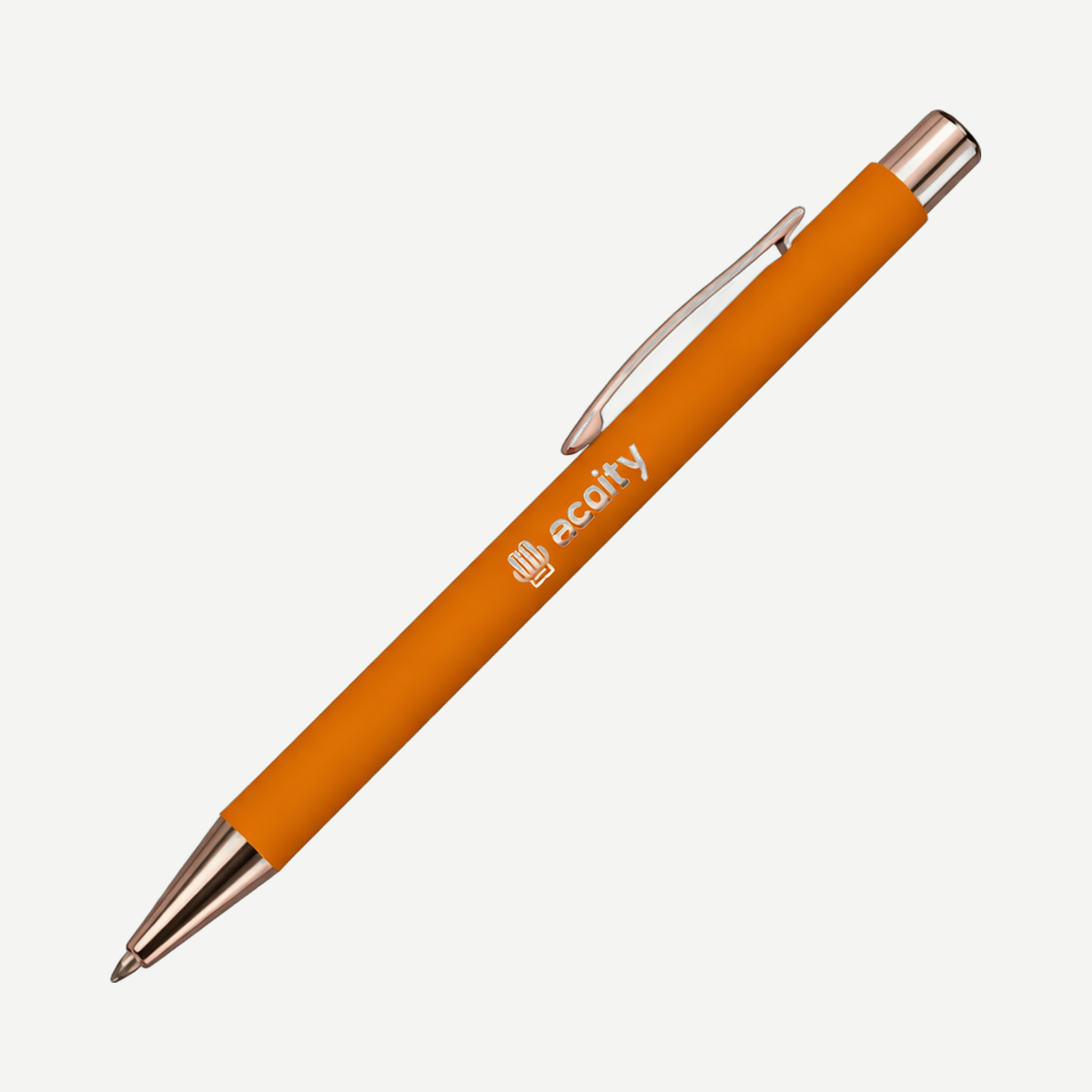Lisse Metal Pen - Matte Orange | Limitless Toronto