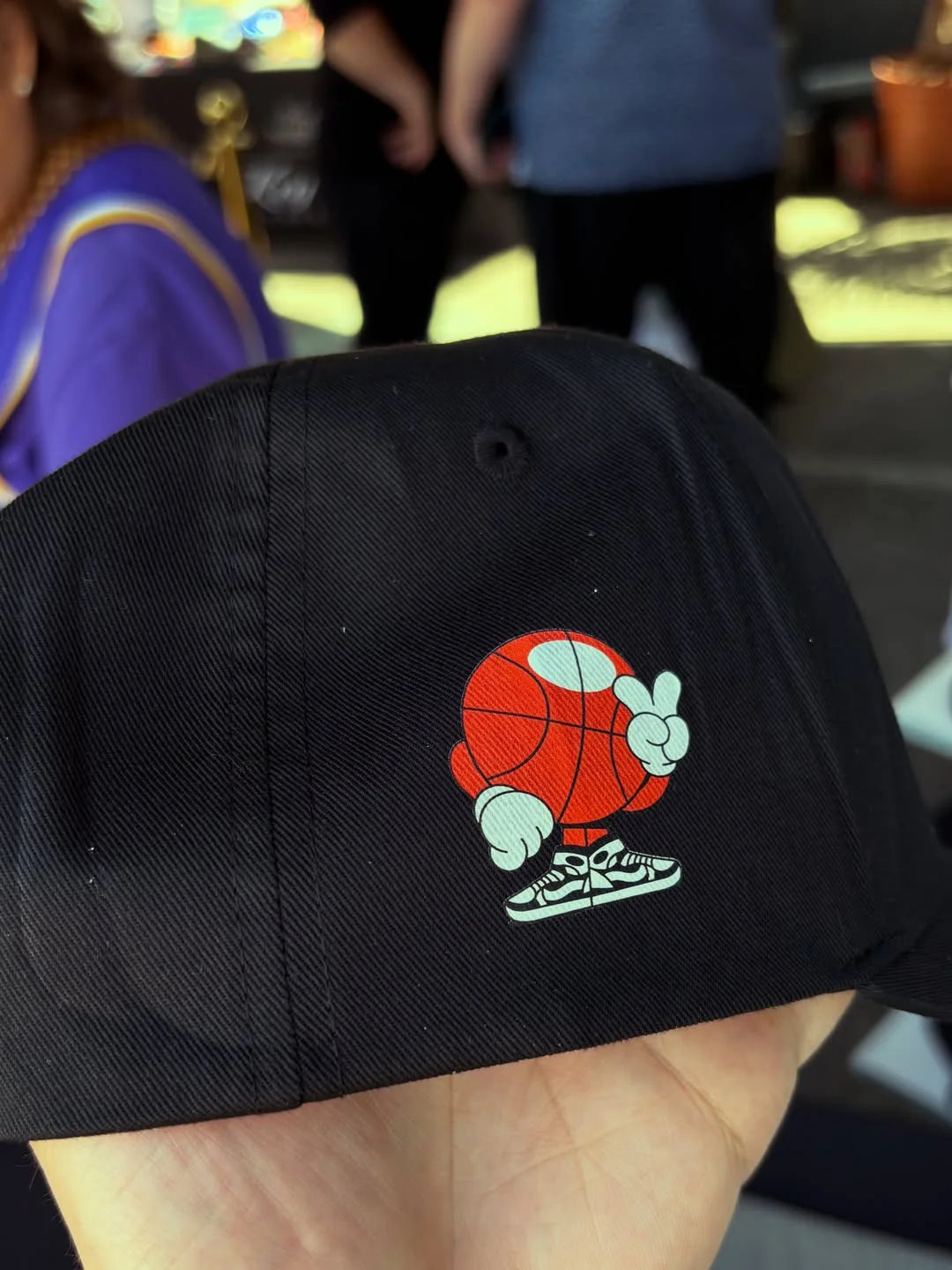 Cap embroidery detail