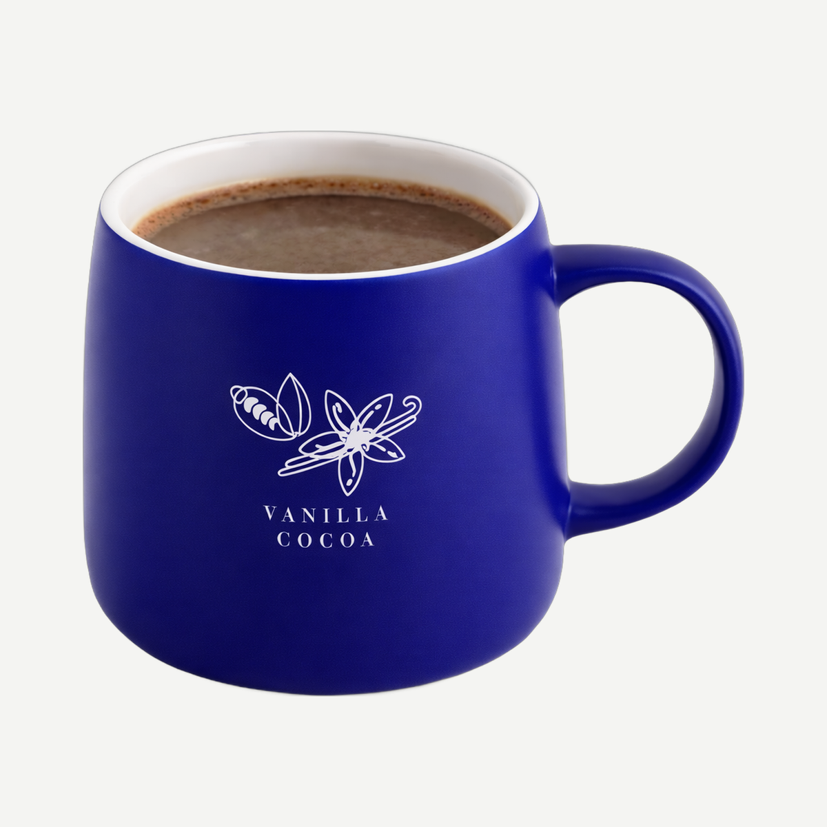 Mason 15 oz Ceramic Mug - Cobalt Blue/White | Limitless Toronto