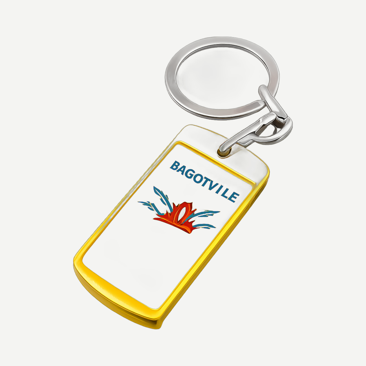Metal Tag Keychain - Yellow | Limitless Toronto