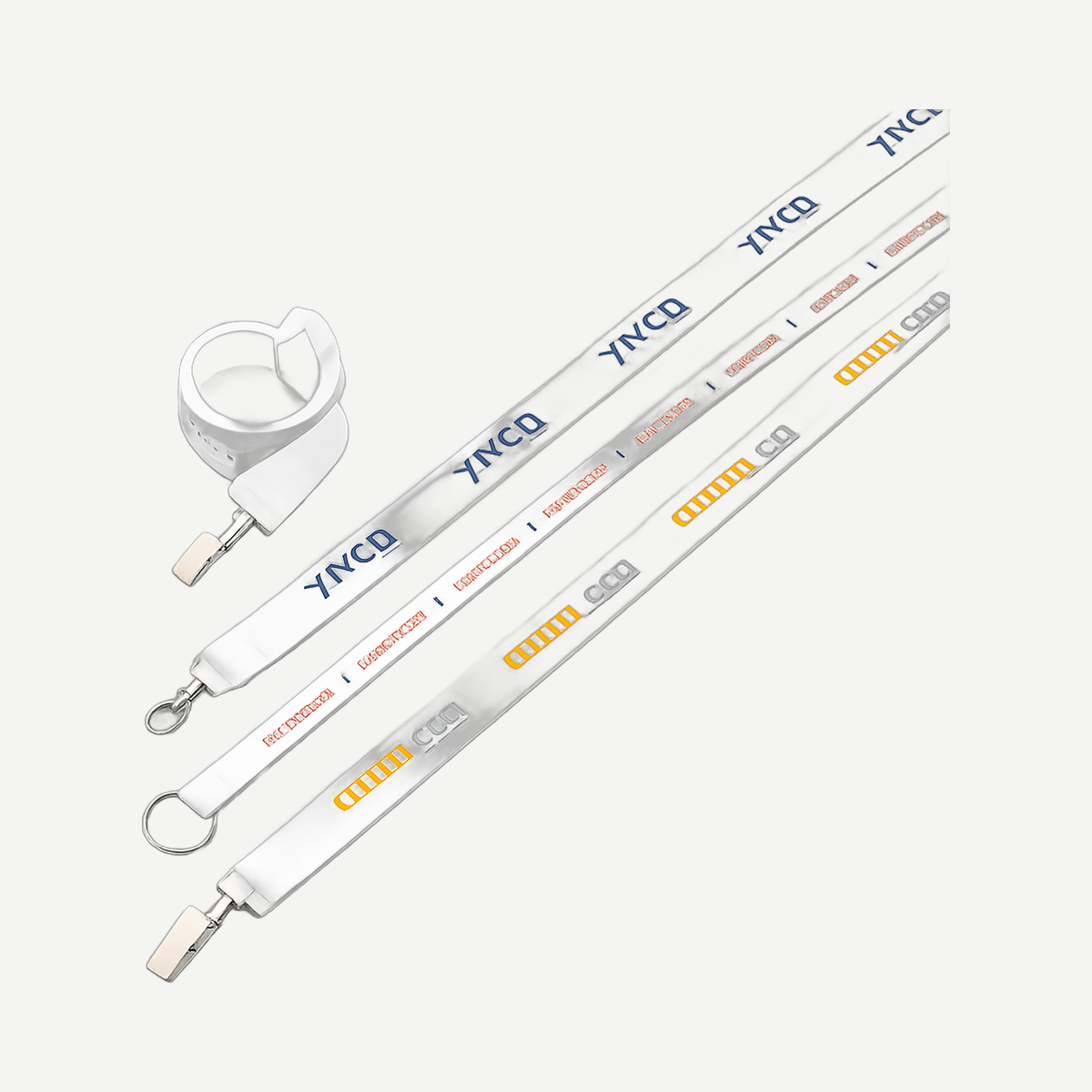 Nylon Lanyards - White | Limitless Toronto