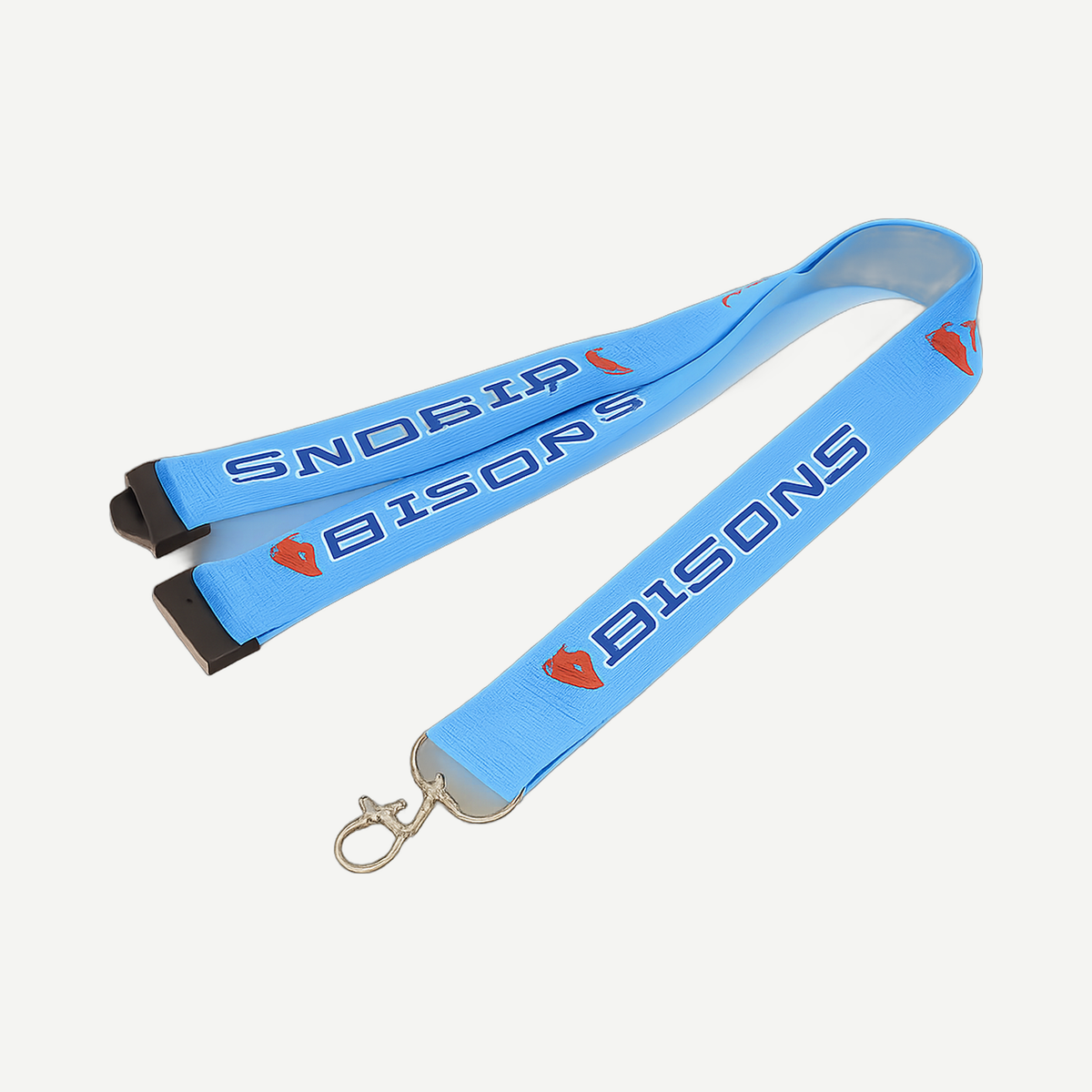 PMS Matched Screen Printed Polyester Lanyard, 20 mm - Sky Blue | Limitless Toronto