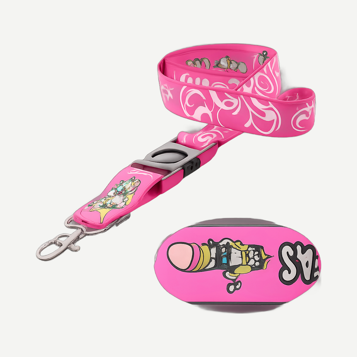 Poly Lanyard - Pink | Limitless Toronto