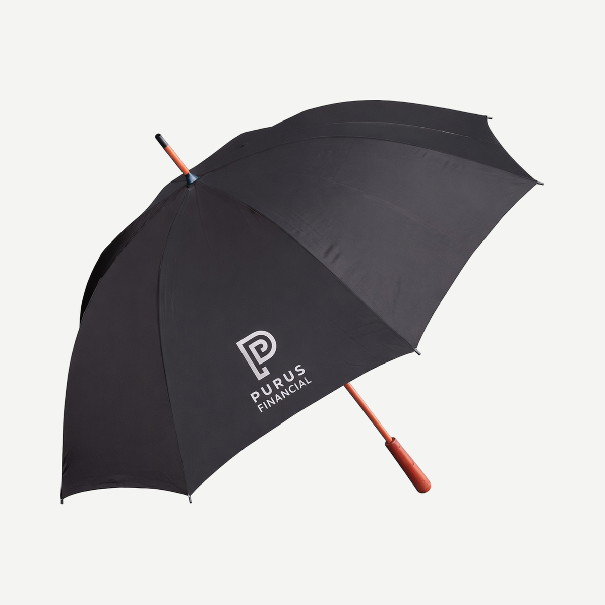 Pongee Golf Umbrella - Black | Limitless Toronto