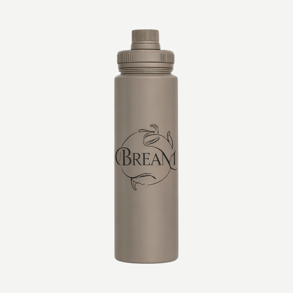 Prime Time 710 ml / 24 Oz Recycled Stainless Steel Bottle - Taupe | Limitless Toronto