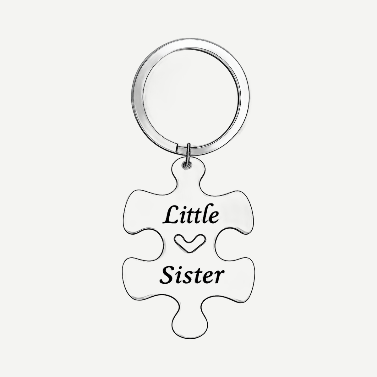 Puzzle Keychain With Ring - Silver | Limitless Toronto