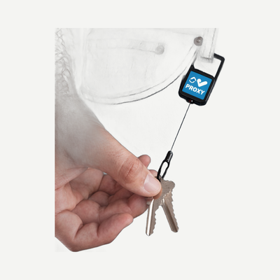 Roundup Retractable Keychain