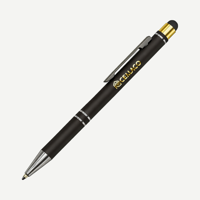 Scroll Metal Ballpoint Pen/Stylus