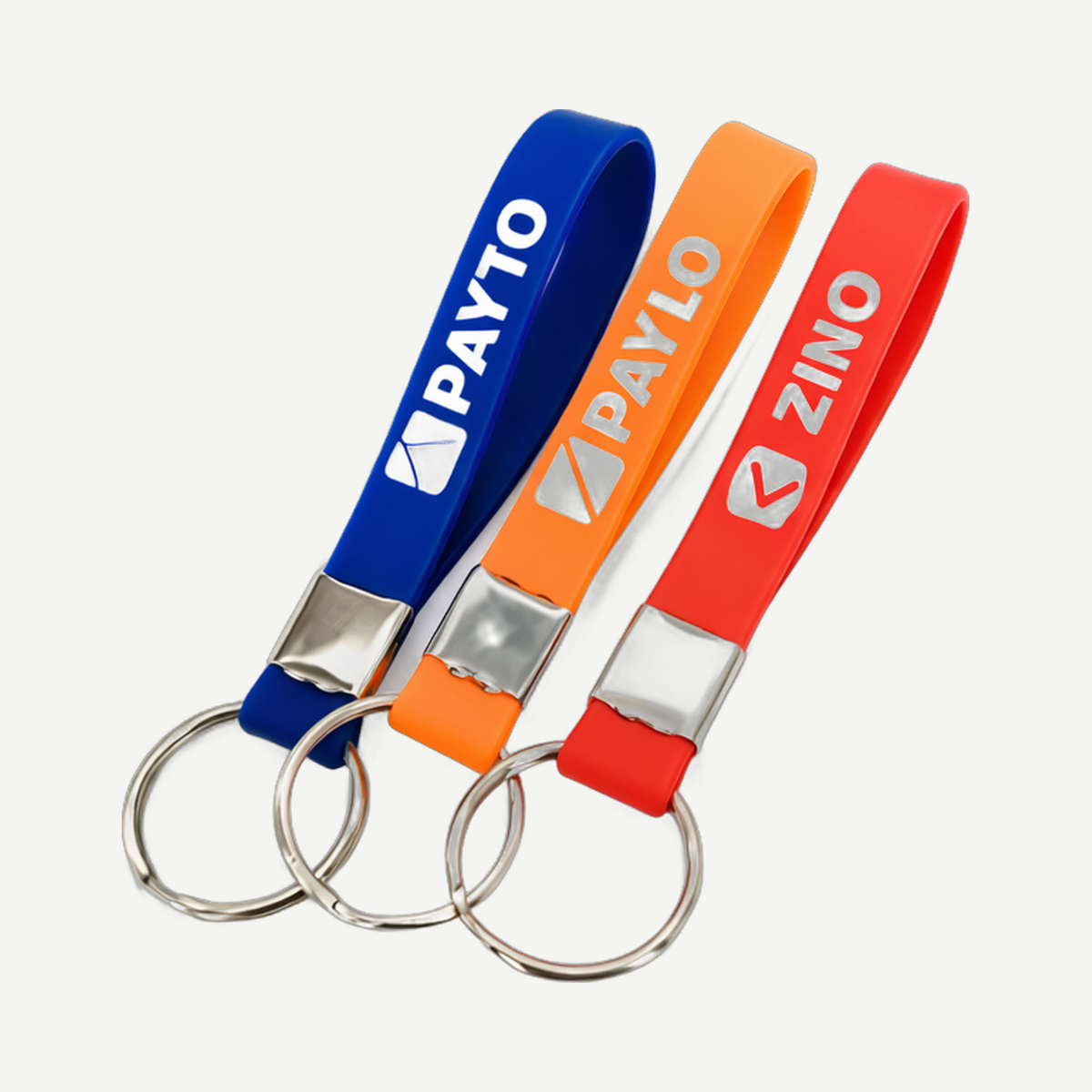 Silicone Wristband Keychain with Split Ring | Limitless Toronto