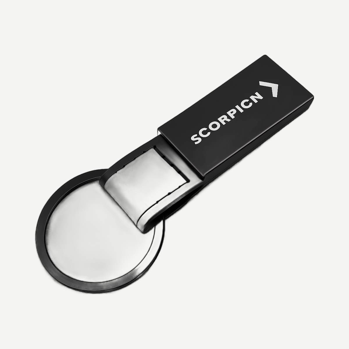 Square Keychain Double Sides Printed - Black | Limitless Toronto