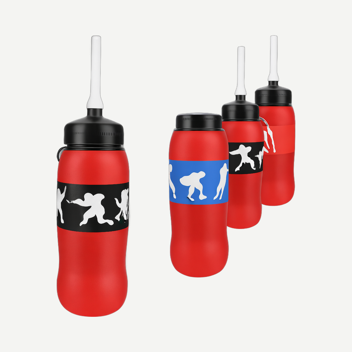 Squeeze & Go Sports Bottle - Red | Limitless Toronto