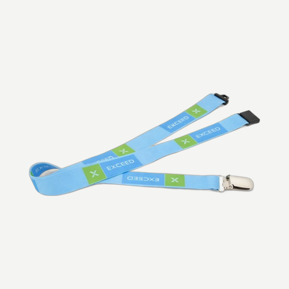 Sublimated Polyester Conference Lanyard, 90 cm - Sky Blue | Limitless Toronto