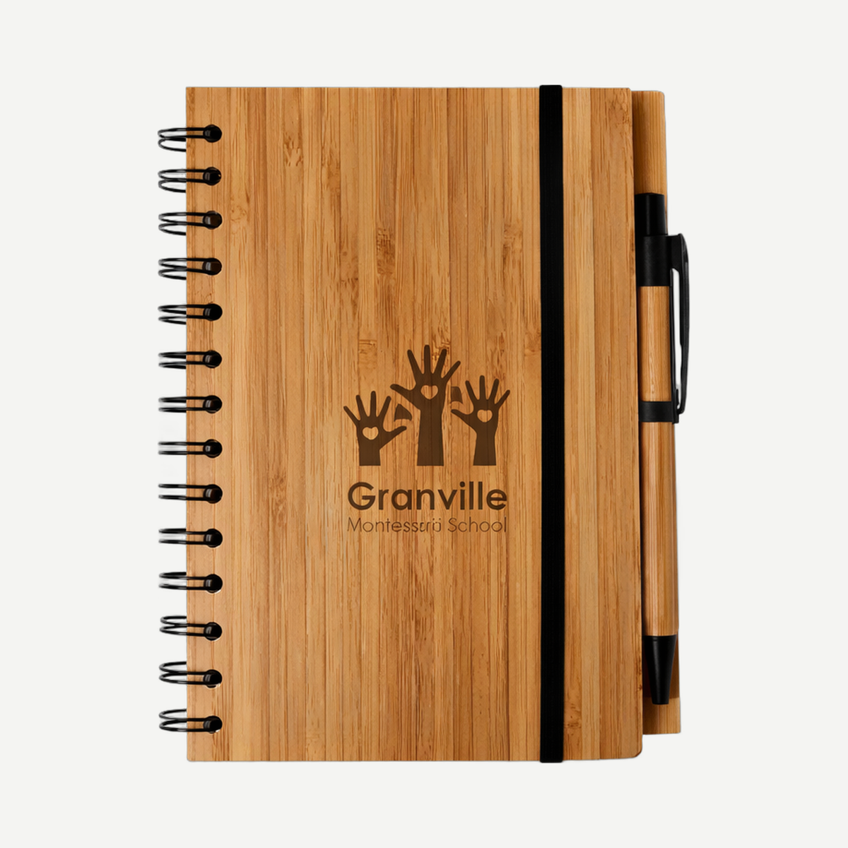 Syracuse Bamboo Cover Notebook - Brown | Limitless Toronto