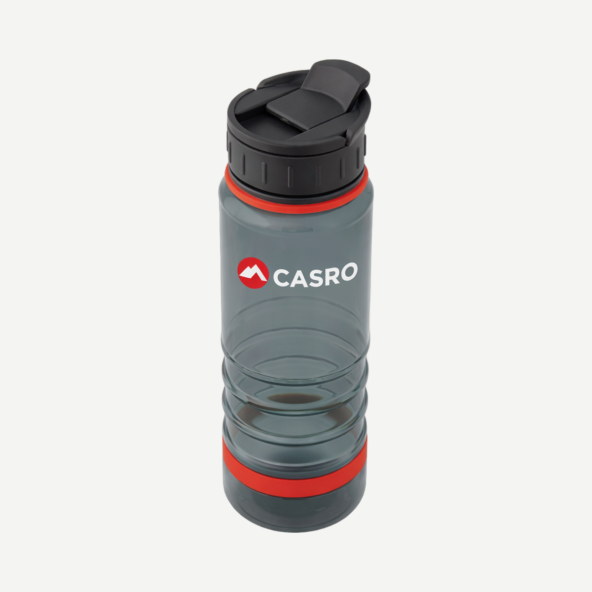 Tritan 750 ml (25 oz) Water Bottle - Sip Top - Red/Smoke | Limitless Toronto