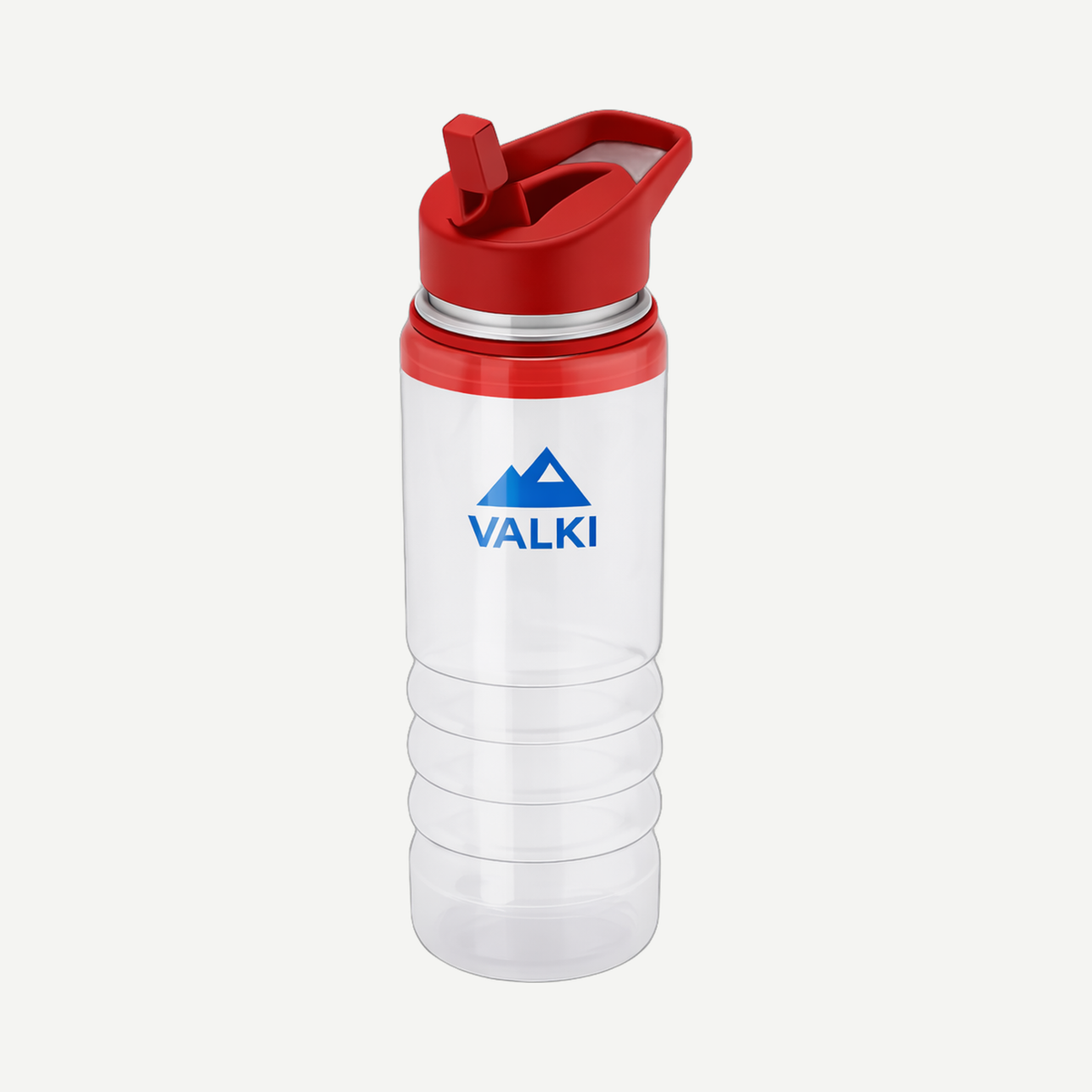Tritan 750 ml (25 oz) Water Bottle - Spout Top - Red/Clear | Limitless Toronto