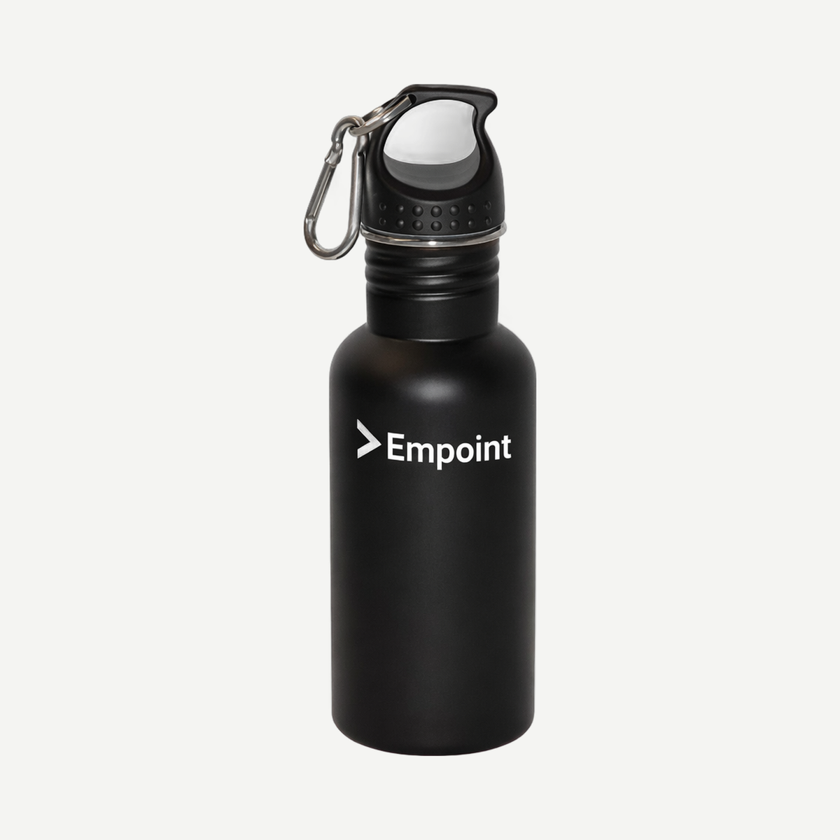 Wide Mouth 500 ml (17 oz) Stainless Steel Water Bottle - Black Matte | Limitless Toronto