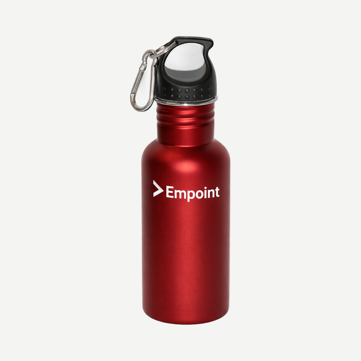 Wide Mouth 500 ml (17 oz) Stainless Steel Water Bottle - Red Matte Metallic | Limitless Toronto