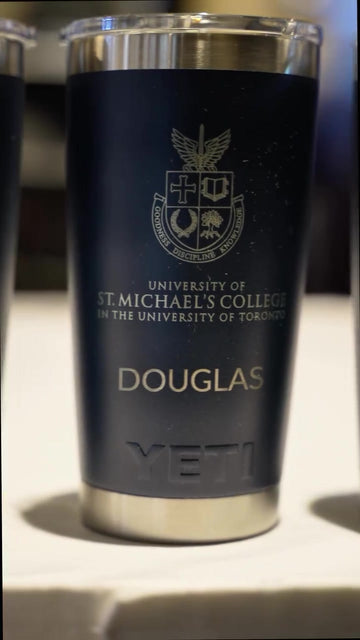 YETI · Live laser engraving: video preview.