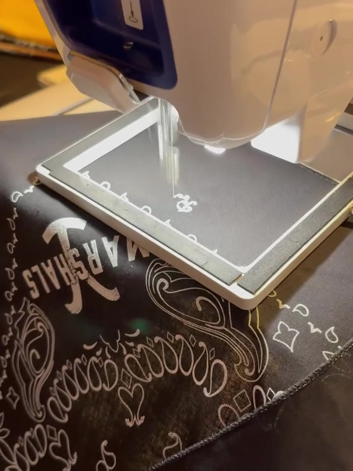 MARSHALS: CHAIN-STITCHED BANDANAS FOR THE LAUNCH: project film still